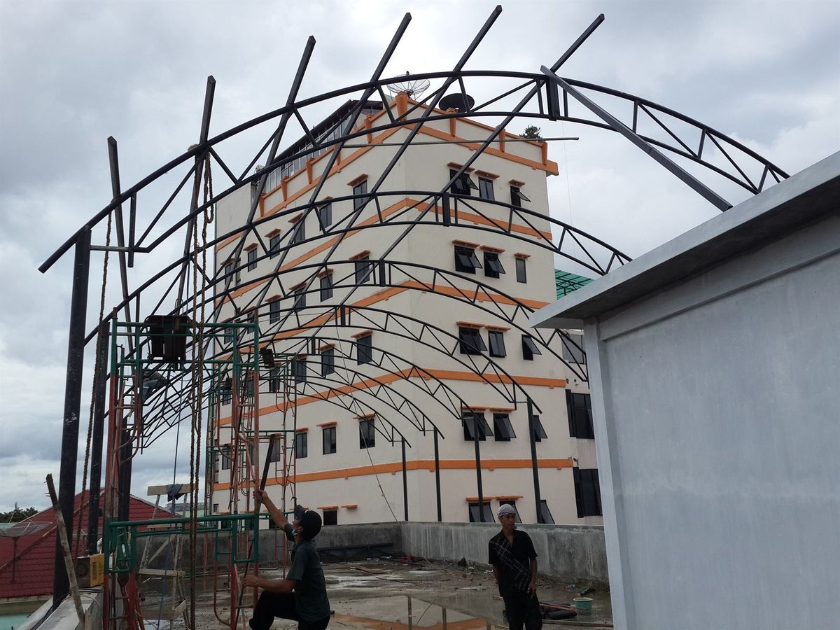 Kanopi Lengkung - Dokumentasi Proyek